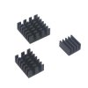 Cytron Raspberry PI 4 Heatsink Set (3pcs) Black