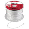 kwb 922105 wall cord 1.7mm white 50m nylon braided guide extra strong