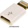 Adapter / przejĹciĂłwka micro USB - Lightning iPhone