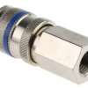 Szybkozłączka pneumatyczna, materiał Stal, złącze G 1/4 żeńskie, RS PRO CEJN 320, JWL 520, JWL 530, Legris, Parker PEF,