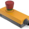 Command device box, 1 emergency stop pushbutton, 2 Form B (N/C), latching, 1.22.114.000/0000