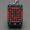 Adafruit Mini 8x8 LED Matrix w/I2C Backpack - Red [Discontinued]