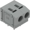PCB terminal, 2 pole, pitch 5 mm, AWG 20-14, 24 A, push-in, gray, 235-402/333-000