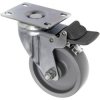 Toolcraft TO-5137938 Swivel Castor 100mm Parking Brake 125kg Load