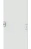 Door, double beard, hinge right, rectangular, sheet steel, (W x H x D) 400 x 2000 x 25 mm, light gray, 8PQ2197-4BA10