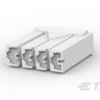 Obudowa do konektorów zaciskanych Gniazdo 4-pinowe Naturalny