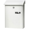 Burg Wächter DAILY 5861 W Steel Letterbox White Fully Galvanized