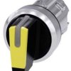 Siemens 3SU10522BL300AA0 3SU1052-2BL30-0AA0 Przełącznik blokada żółty 2 x 45 ° 1 szt.