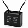Kondensator silnikowy 4.5uF 450VAC CBB61 rozruchowy przewody