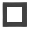 SIMON 55 Ramka 1 pojedyncza Nature szkło mrożone czarne TRN1/179 KONTAKT SIMON