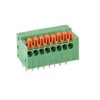KF141R 2.54mm Spring Type PCB Terminal Block - 5 pcs