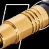 FSQ1GL IEC compression connector for 6.8 - 7.2 mm, gold-coloured