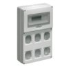 Rozdzielnia Budowlana Pusta 12 Mod.6 Gniazd 16A Szara Ec69025