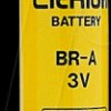Cylindrical lithium cell, 3 Volt, with Z solder tags
