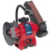 Sealey BG150BS Bench Grinder 150mm with 50mm Belt Sander & Work Light 250W/230V