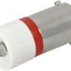 CML Innovative Technologies 18606230 Lampka sygnalizacyjna LED czerwony BA9S 230 V/AC 120 mcd