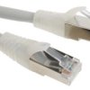 Kabel kategorii 6, Szary, Wtyk RJ45/męski RJ45dł.: 1m, mat. koszulki: LSZH