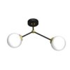 Lampa Sufitowa Joy Black / Gold 2Xe14 Mlp7459 Milagro
