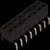 10122232 Female header, double row with Dual Entry, 2x8
