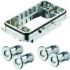 Surface mount housing, size Han-Yellock 60, zinc die casting, IP65/IP67, 11126000302