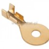 Konektor ( oczko ) mosiądz; M3; kabel do 2,5mm
