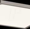 92939 LED recessed panel Areo, 12 W, 3000 K, square, dimmable, nickel