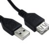 Przedłużacz USB, dł. 1.8m, kolor: Czarny
