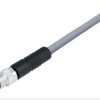 Sensor actuator cable, M8-cable plug, straight to open end, 3 pole, 5 m, PVC, gray, 4 A, 79 3405 45 03
