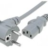 SN311-3/10/1.0GY Kabel: 3x1mm2, CEE 7/7 (E/F) wtyk kątowy,IEC C13 żeński, 1m