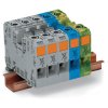 WAGO 285-139 16mm T-blk. 3-Phase Set High Current Grey Blue Grn-yel AWG 10-2