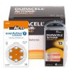 60 x baterie do aparatów słuchowych Duracell ActivAir 13 + 6 x everActive ULTRASONIC 13