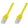 Patch cord Cat5e UTP 10m żółty CCA