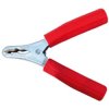 Battery charging pliers, pole sign +, 300 A, 160 mm, red, BYB-6-30F550