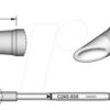 C245938 Lötspitze C245 Sondertypen, C245938/3,8 mm, Hohlkehle, abgeschrä