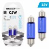 Żarówka C5W 36mm VISION SV8.5 11X36 12V 5W, Super White, Blister 2 Sztuki