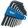Draper 33688 10 Piece Imperial Hexagon Key Set