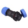 5 Pin Waterproof W17 Female Socket Cable Connector IP68