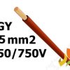 Przewód LGY 95 mm2 brązowy (450/750V) jednożyłowy linka H07V-K (krążki 100m) G-006119 TELEFONIKA