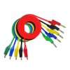 Kable pomiarowe zestaw NR24 HQ 1m 5szt przewody banan 1000V 10A