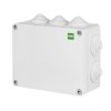 INDUSTRIAL Puszka hermetyczna n/t 249x198x81mm z 10 dławnicami IP55 szara 2716-02