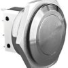 Vandal-proof pushbutton, 1 pole, silver, unlit , 5 A/250 V, mounting Ø 25.8 mm, IP66, MP0038/3