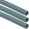 Rura Osłonowa Karbowana 16/12 Pvc Z Pilotem, Szara /Opak. 50M/