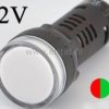 Kontrolka czerwono-zielona; Uz=12V; otwór 22mm