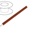 Przewód HookUp Wire d: 18AWG drut Cu PVC brązowy 300V 30,5m 3055/1 BR005
