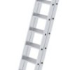 MUNK Günzburger Steigtechnik 040663 aluminium Drabina przedłużana ze stopniem Maksymalna wysokość robocza: 4.65 cm 18 kg
