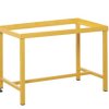 Stojak do szafy na substancje niebezpieczne wysokość 543mm szerokość 900mm Stal Żółty