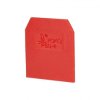 Płytka skrajna do złączek ZUG-G2,5 i ZUG-G4 czerwony PSU-4 A41-0107