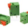Pololu Screwless Terminal Block: 2-Pin, 0.1″ Pitch, Top Entry (3-Pack)