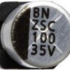 Electrolytic capacitor, 100 µF, 50 V (DC), ±20 %, SMD, Ø 8 mm, ZSC00AF1011HARL
