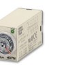 Timer Relay Szyna DIN 200 → 230V ac DPDT 2-stykowy Omron DPDT 0.1 s→ 10min H3YN Wielofunkcyjne funkcyjny